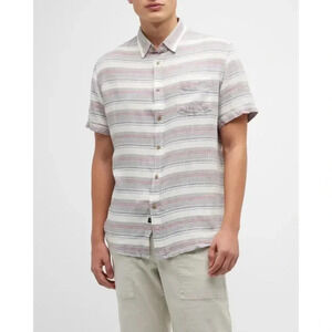 Rails Carson Striped Linen Blend Shirt